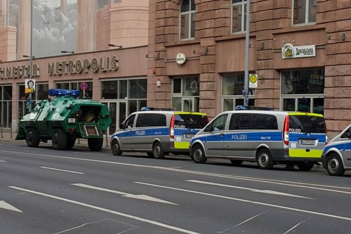 Der erste Zünder ist entfernt.