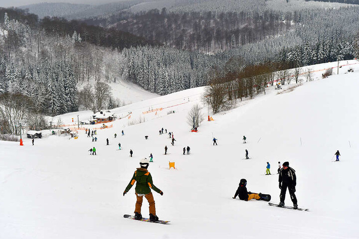 Auch Snowboarder kommen voll auf ihre Kosten.