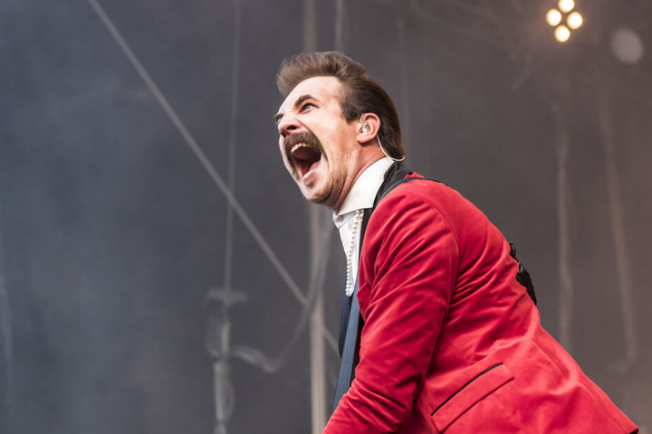 "Royal Republic" lieferten am Samstag feinsten Rock.