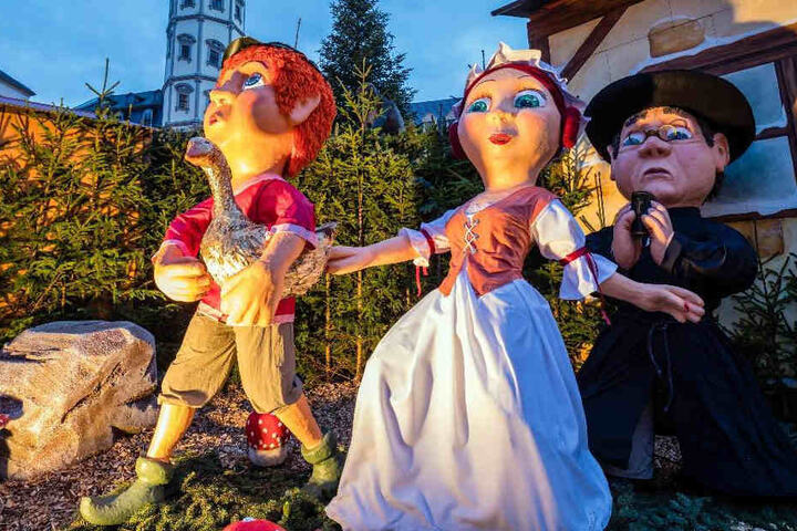 Der Märchenmarkt in Gera wurde überraschend als bester Weihnachtsmarkt im Osten gekürt.