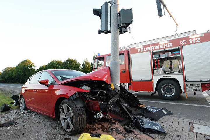 Die 25-Jährige wurde zum Glück nur leicht verletzt.