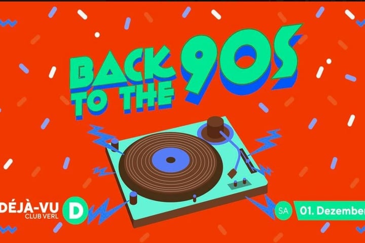 Zu den Hits der 90er könnt Ihr am Samstag in Verl abzappeln.