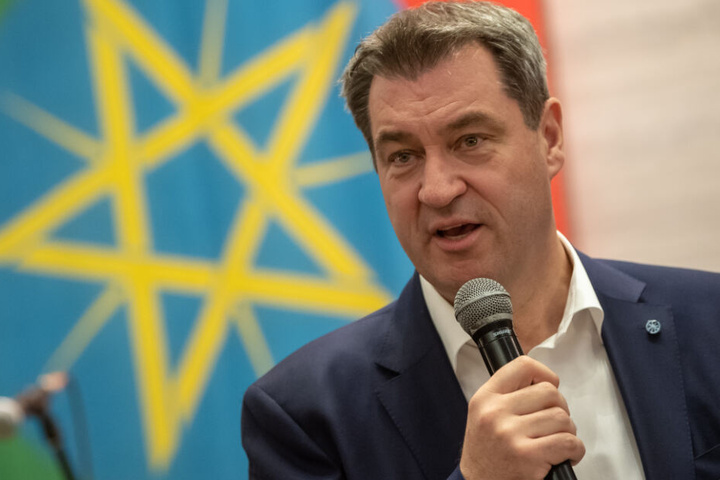 Markus Söder trifft am Mittwoch in Addis Abeba mit Staatspräsidentin Sahle-Work Zewde .