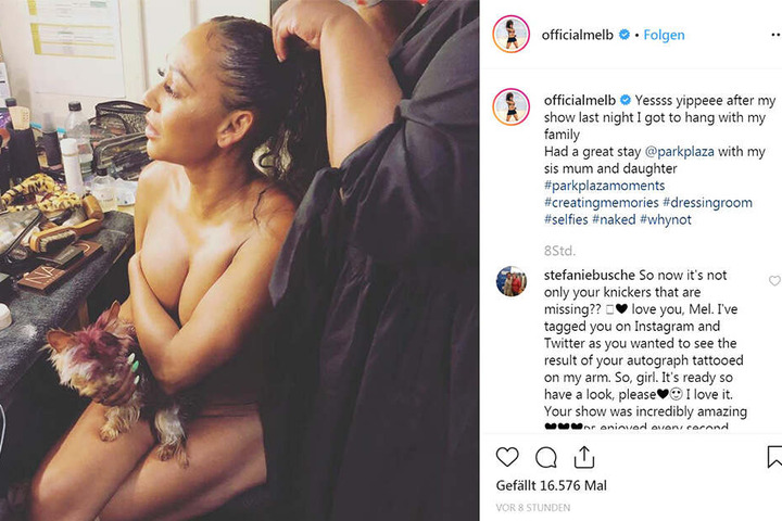 Fans Extrem Erregt Spice Girl Mel B Postet Nacktbild Auf