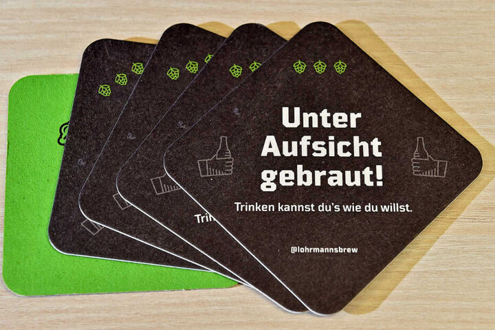 Rund um das neue sächsische Bier gibt es bereits eine ganze Palette an Marketing-Zubehör.