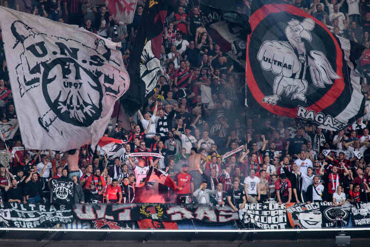 Die Unterstützung der Eintracht-Fans war auch in München wieder phänomenal.