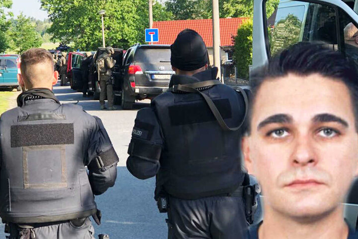 Das SEK hat sich mit einem Großaufgebot auf den Weg nach Königsbrück gemacht.