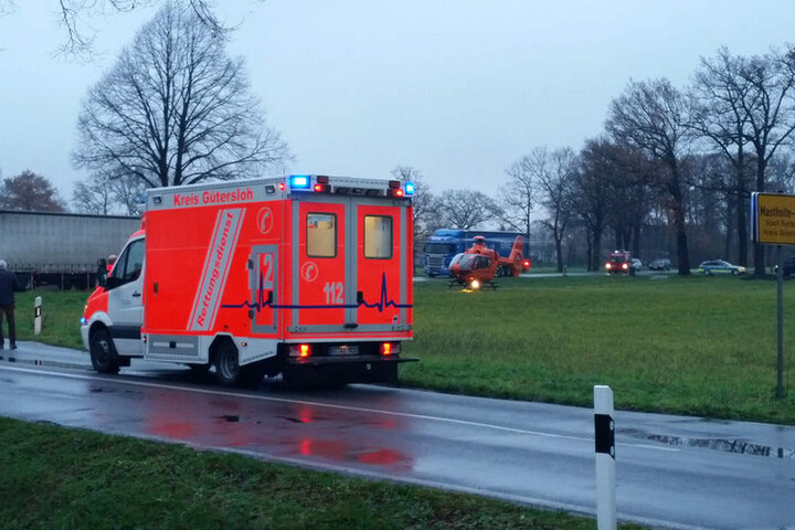 Die Kreuzung wurde eine Stunde lang gesperrt.