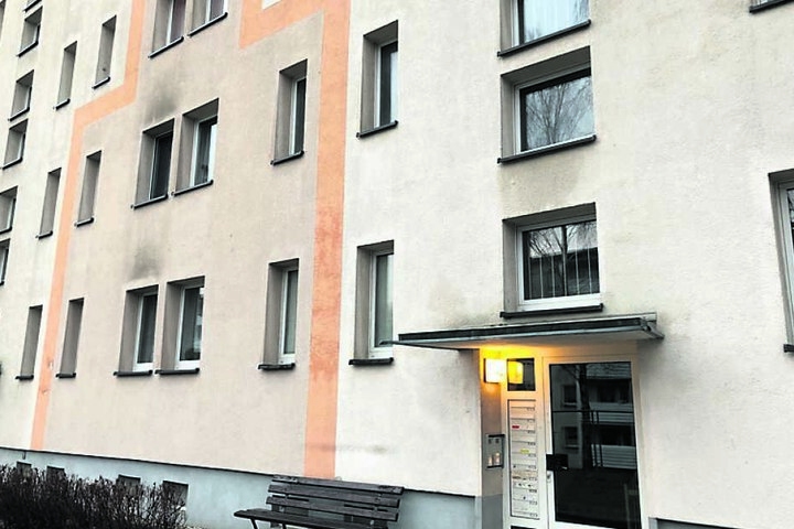 In diesem Haus wohnte der Täter unten links.