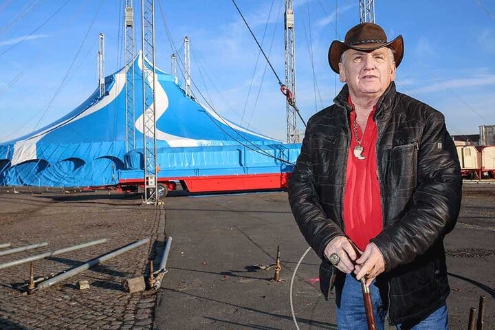 Mario Müller Milano (68) freut sich auf die Circus-Premiere im neuen, supermodernen Hauptzelt.