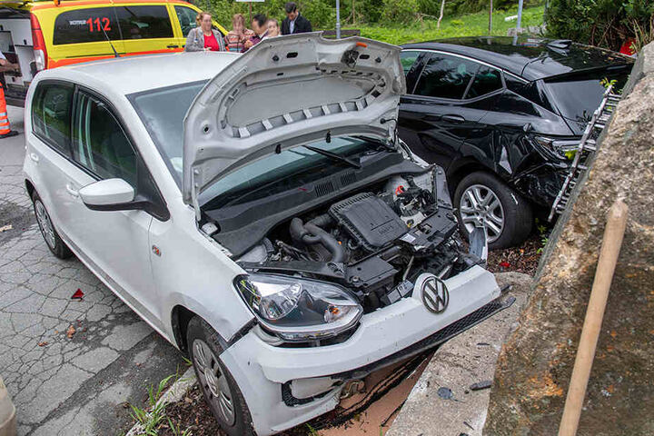 An dem Kleinwagen entstand ein erheblicher Schaden.