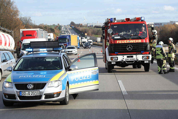 Polizei und Feuerwehr waren vor Ort.