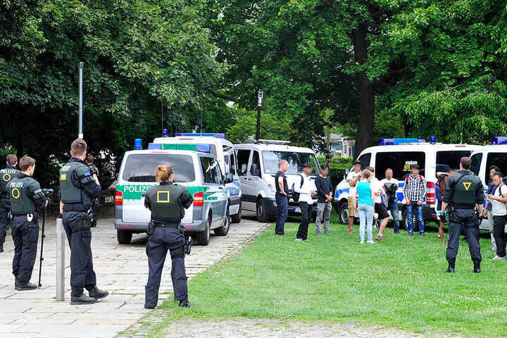 Schon im vergangenen Jahr gab es zahlreiche Kontrollen und Razzien in der Innenstadt.