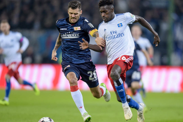 Gegen Union Berlin lief Jatta (rechts) seinem Gegenspieler oftmals davon.