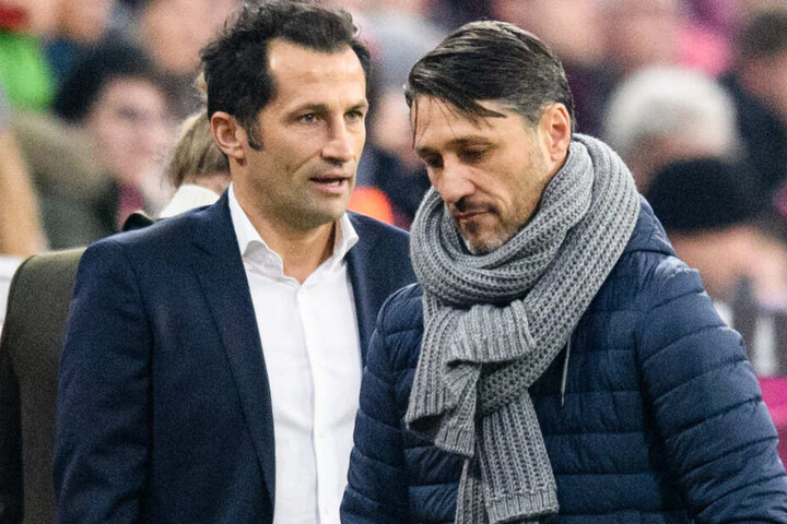 Bayern-Trainer Niko Kovac (r.) sitzt beim Rekordmeister aus München alles andere als fest im Sattel.