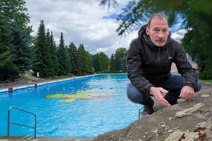 Linken-Stadtrat Heiko Schinkitz (60) wollte ein Riesenbecken bauen.