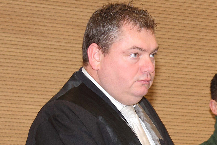 Anwalt Frank Hannig war im Prozess entschuldigt: Er ist krank.