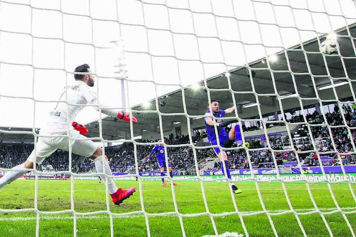Das 2:0 gegen Darmstadt am 17. Spieltag war eines der 15 Zweitliga-Tore von Pascal Testroet in dieser Saison.