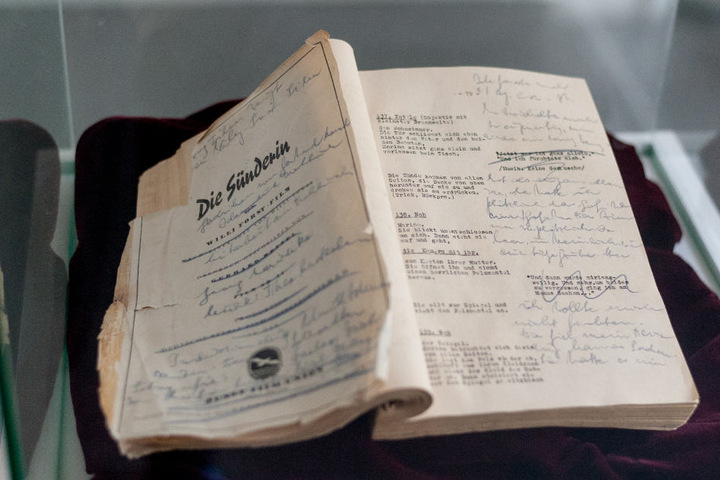Das Drehbuch von "Die Sünderin" bleibt dem Filmmuseum Bendestorf erhalten.