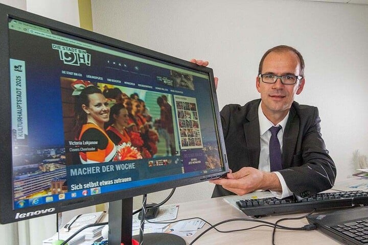CWE-Chef Sören Uhle (41) geht als gutes Beispiel voran: Der gebürtige Chemnitzer zog einst nach Norddeutschland - 2007 kehrte er zurück.
