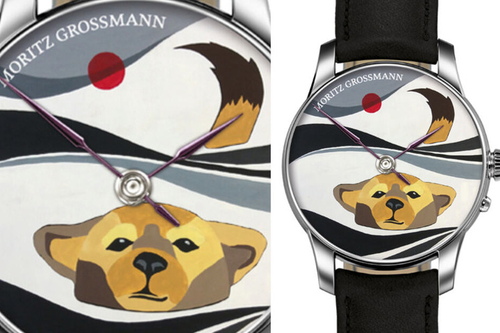 Im Zeichen des Hundes gestaltete Tim Miura die Uhr. Erst 2030 ist der Vierbeiner wieder Tier des Jahres.