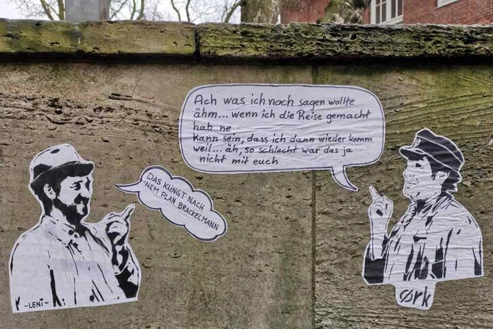 Rund um den Michel finden sich zahlreiche Illustrationen.