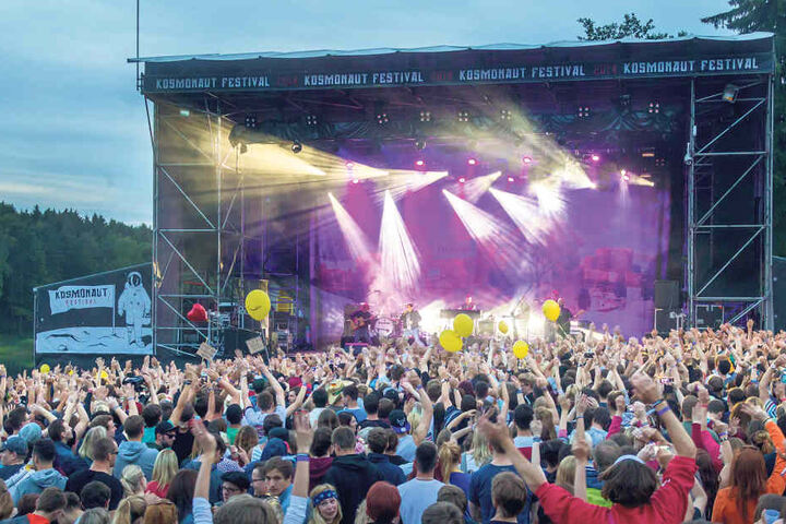15.000 Besucher werden zum Kosmonaut-Festival erwartet. Das
Open-Air-Highlight feiert in diesem Jahr sein Fünfjähriges.