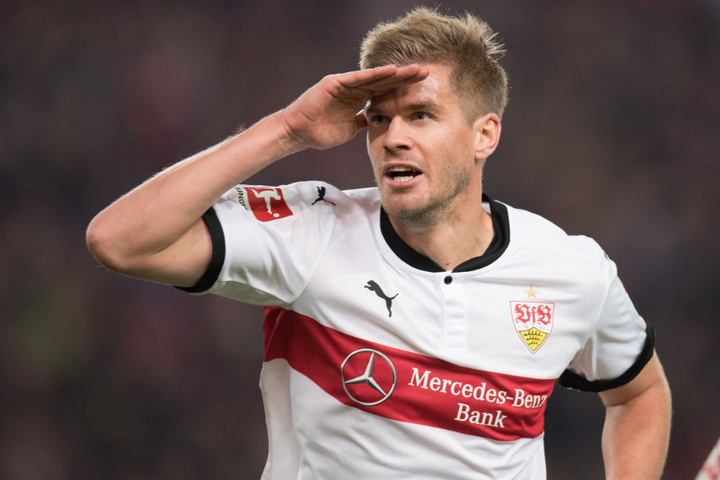 Spielte bis zur Winterpause noch für die Schwaben: Simon Terodde. (Archivbild)