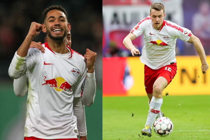 Auch RB-Kicker Matheus Cunha (19) und Lukas Klostermann (22) werden zur Premiere im Cinestar kommen.