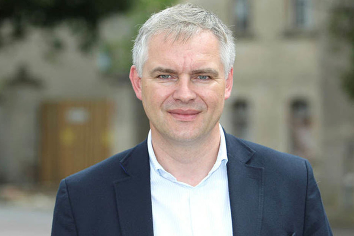 Sieht seine Stadt verunglimpft: Wurzens OB Jörg Röglin (47, parteilos).