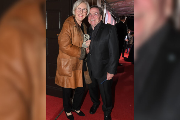 Der Schauspieler Elmar Wepper und seine Frau Anita.