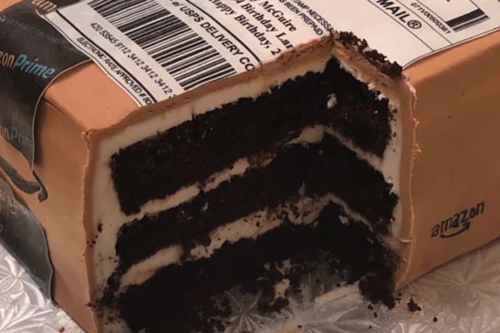 Am Ende war das "Paket" doch nur Kuchen.