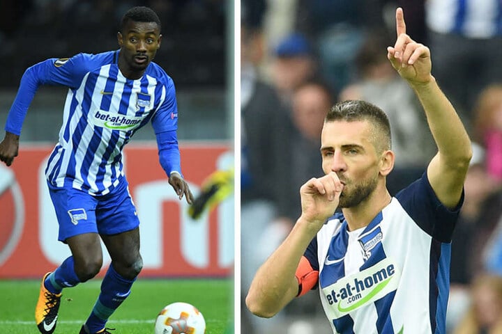 Sie sind auch ihrer Nationalmannschaft zurück getreten: Salomon Kalou (l) und Vedad Ibisevic.