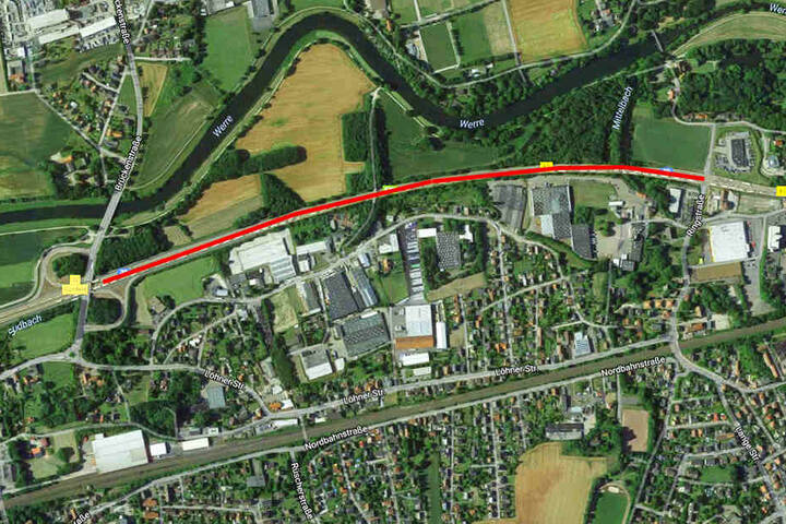 Auf der Strecke zwischen der Abfahrt Gohfeld bis zur Ringstraße kommt der Verkehr regelmäßig zum Stillstand.