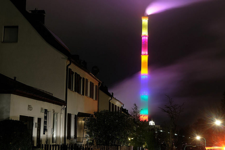 So schön leuchtet der Lulatsch im Dunkeln.