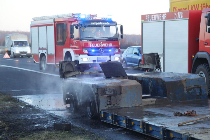 Der Verkehr auf der A13 wurde umgeleitet.