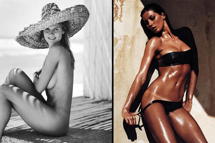 Auch Heidi Klum und Gisele Bündchen haben sich schon für den berühmten Kalender fotografieren lassen.
