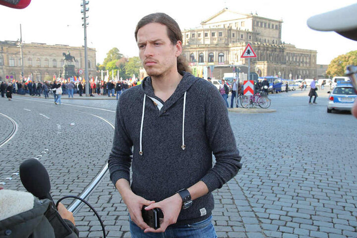 Jürgen Kasek (36, Die Grünen) ist ein begehrter Gesprächspartner.
