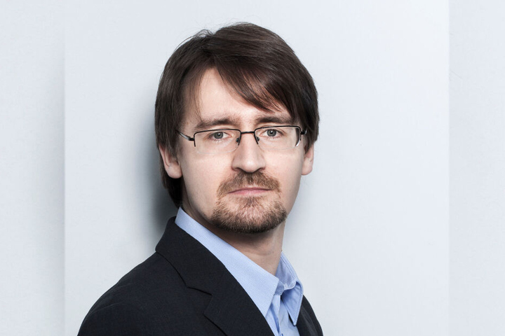 Ulrich Weiser (39) vom Chemnitzer FOG-Institut sieht eine positive wirtschaftliche Entwicklung in der Stadt.