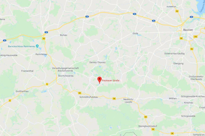 Ungefähr da geschah der Wild-Unfall.