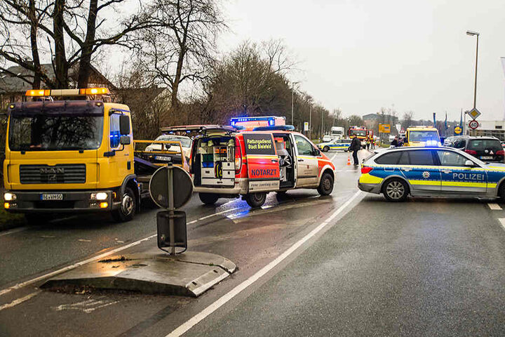 Der Notarzt war auch vor Ort.