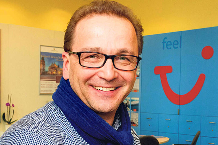 Thomas Oczadly (51) vertritt 45 inhabergeführte Dresdner Reisebüros.