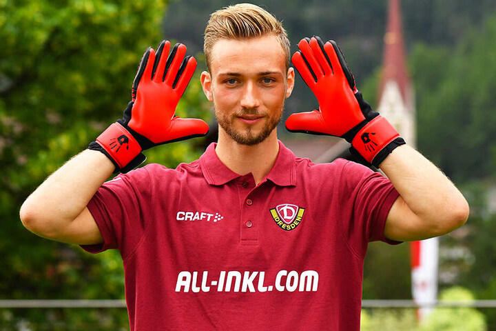 Tim Boss ist bereit. Er kämpft um den Stammplatz im Dynamo-Tor!
