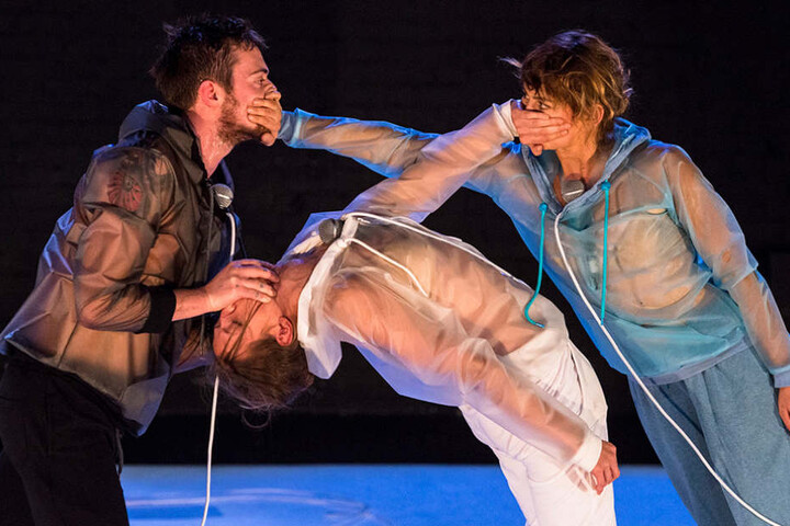 In den Räumen der Sophiensaele werden vom 4. bis 14 Januar verschiedene Choreographien gezeigt.