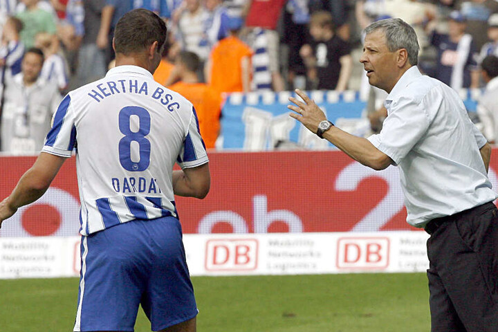 Chef und Lehrling? Pal Dardai spielte unter der Leitung von Trainer Lucien Favre für Hertha BSC. (2009)
