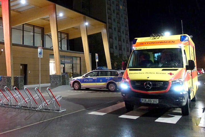 Auch der Rettungsdienst musste anrücken.
