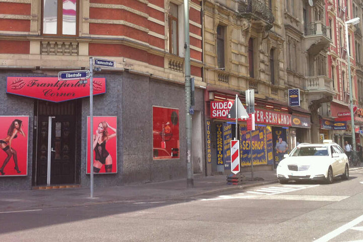 Die Taunusstraße ist als das Zentrum des Frankfurter Rotlicht-Milieus bekannt.