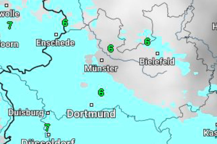 Am Wochenende soll es richtig nass werden.