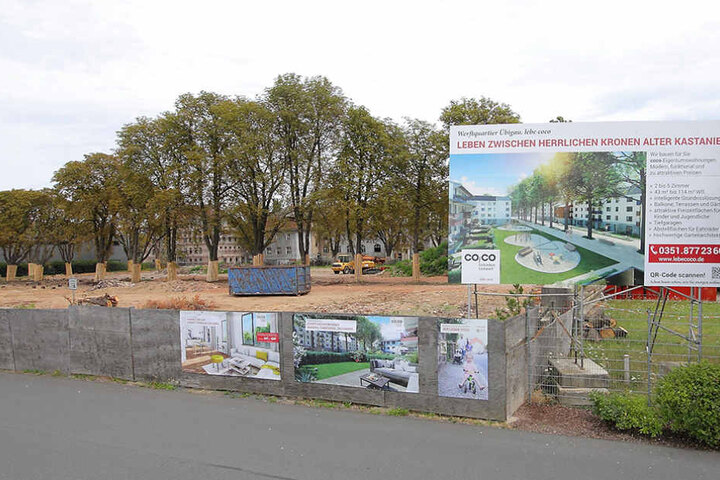 In Übigau planen zwei Firmen auf einem alten Kasernenareal über 200
Wohnungen.