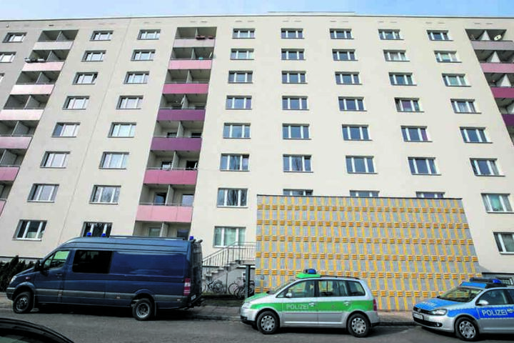 Im dritten Stockwerk dieses Hochhauses wurde die Leiche entdeckt.